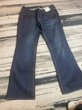 NY & Company Bootcut Women’s Jeans - Dark Indigo Blue